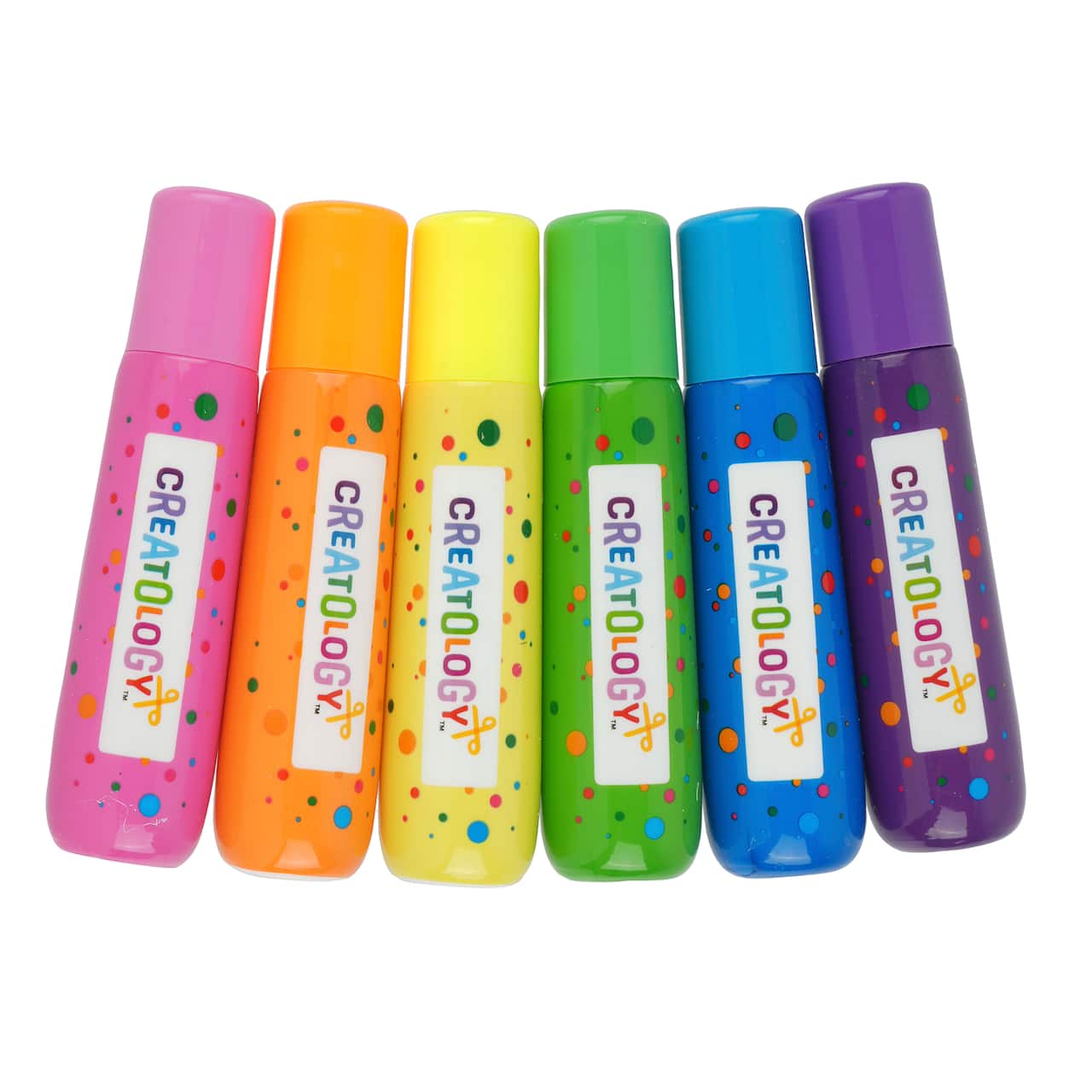 6 Colour Neon Dot Markers by Creatology®